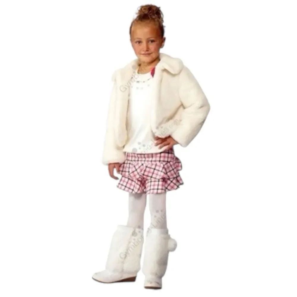 GYMBOREE Skirt Girls Plaid Holiday Pink Size 7 NWT